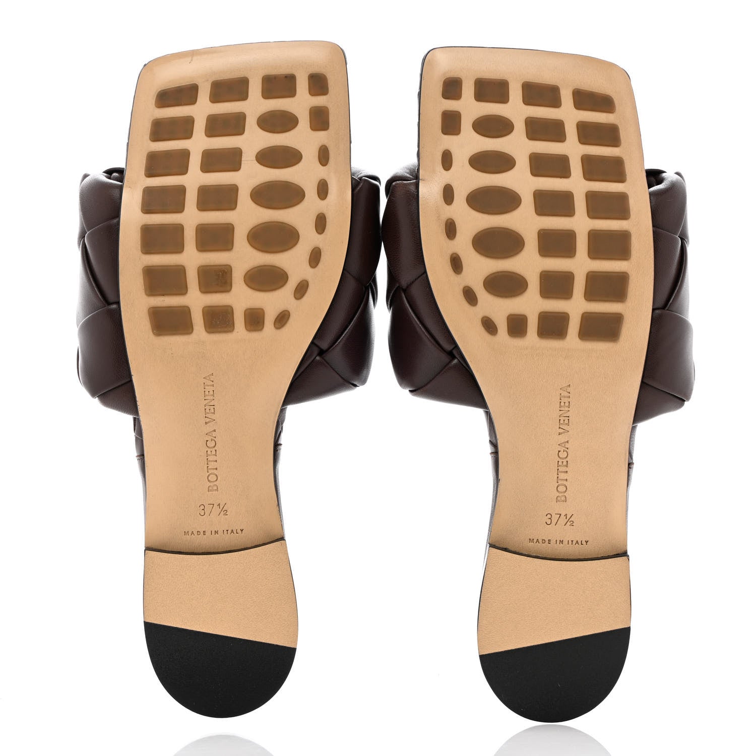 Bottega Veneta Nappa Maxi Intrecciato Lido Flat Sandals 37.5 Fondant 5 of 13