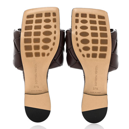 Bottega Veneta Nappa Maxi Intrecciato Lido Flat Sandals 37.5 Fondant 5 of 13