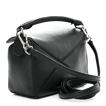 Loewe Calfskin Mini Puzzle Bag Black 3 of 11