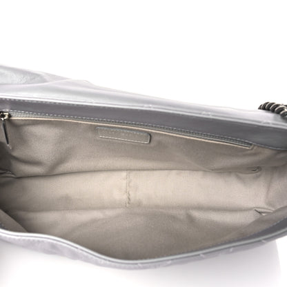 Chanel Calfskin Large Country Chic Flap Grey 5 of 10