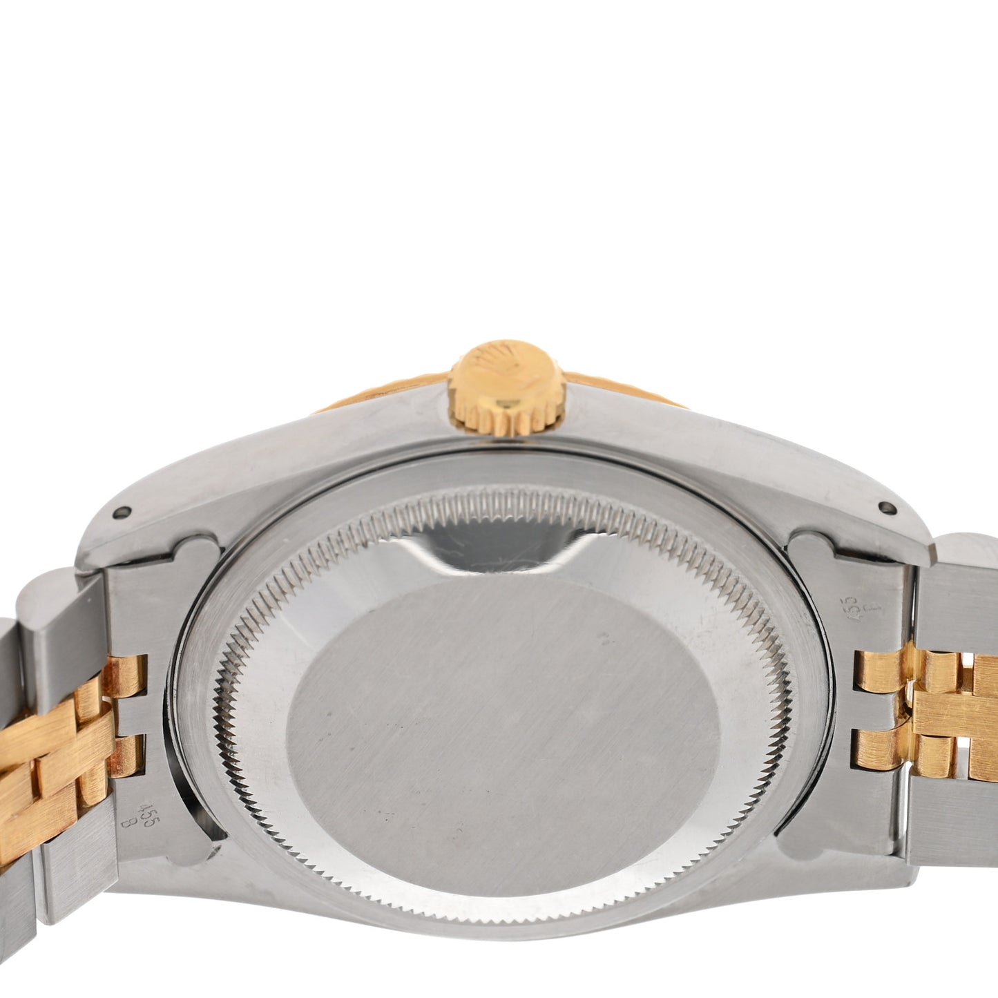 Stainless Steel 18K Yellow Gold 36mm Oyster Perpetual Datejust Watch Silver 16233