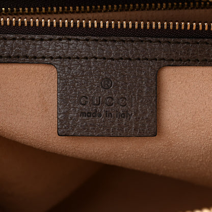 Gucci GG Supreme Monogram Web Small Ophidia Top Handle Shoulder Bag Brown 6 of 12