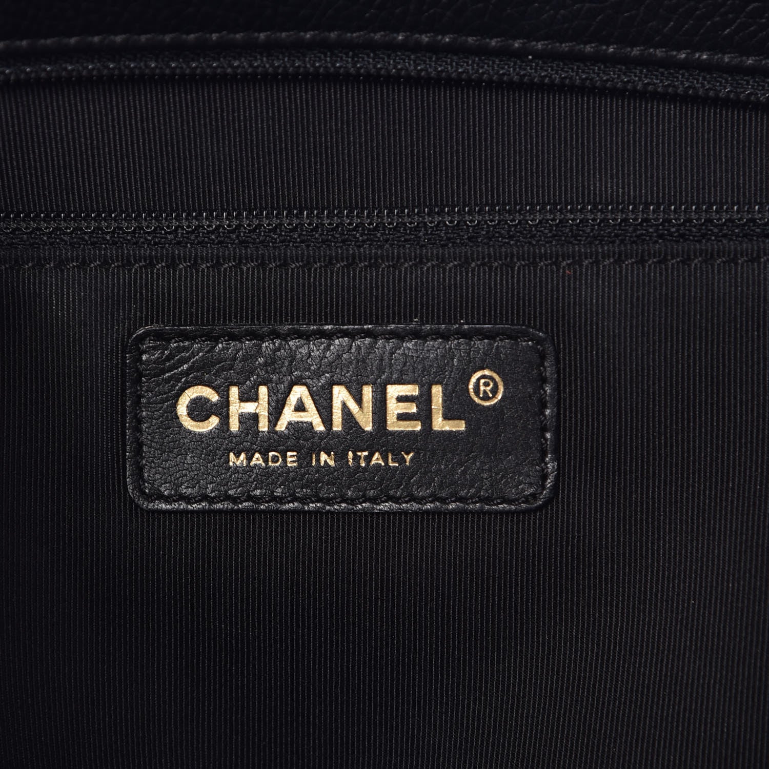 Chanel Calfskin Cerf Executive Shopper Tote Black 6 of 17