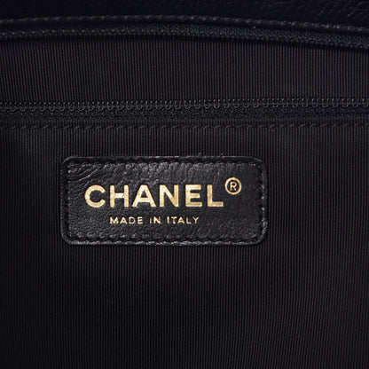 Chanel Calfskin Cerf Executive Shopper Tote Black 6 of 17