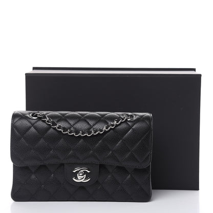 Chanel Caviar Quilted Small Double Flap Black 10 of 10