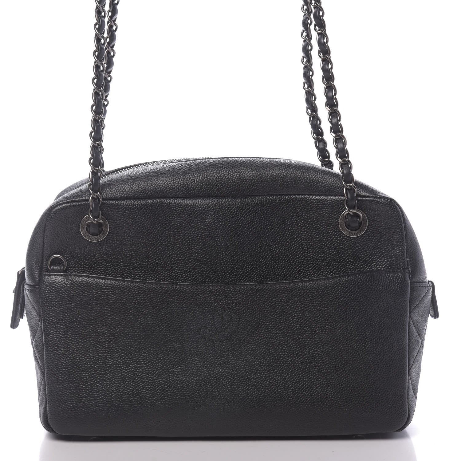 Chanel Caviar Quilted Large Coco Camera Case Black 12 of 12