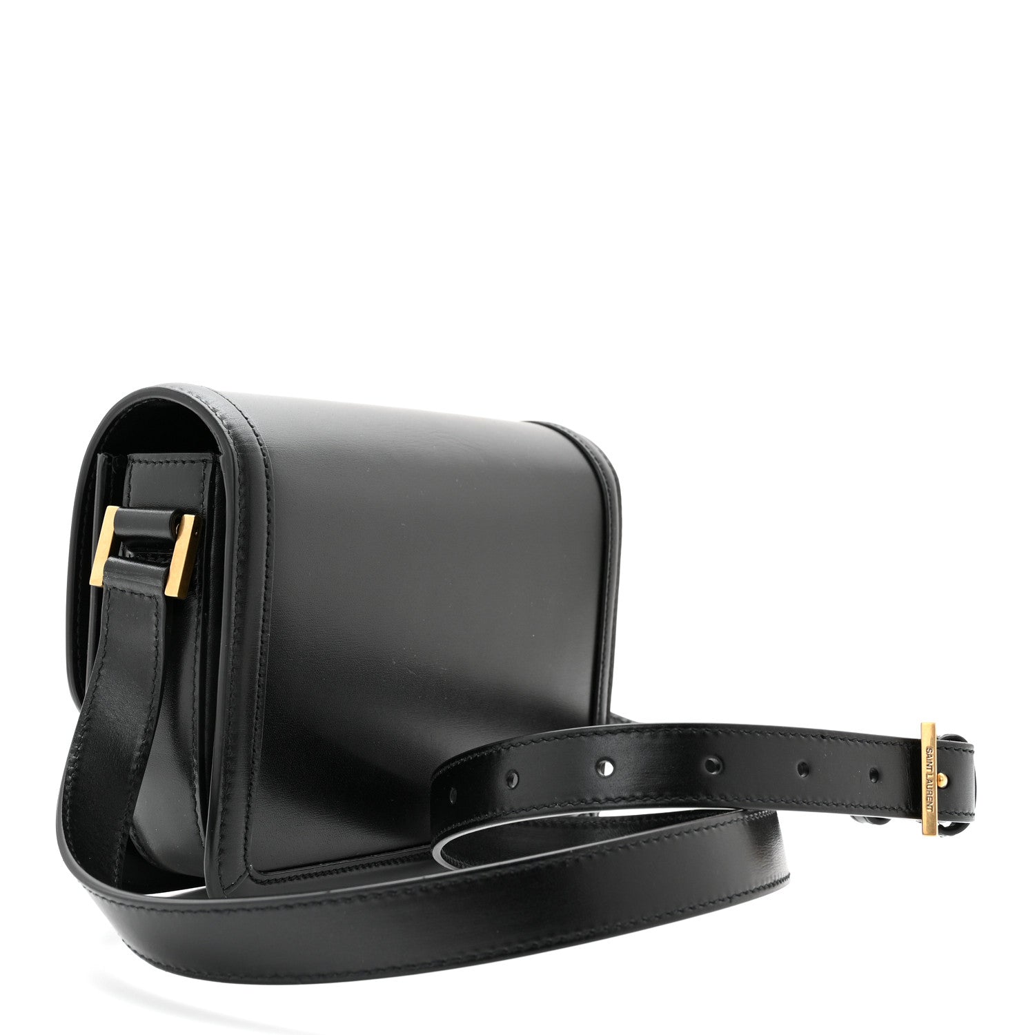 Saint Laurent Smooth Calfskin Small Solferino Satchel Black 3 of 9