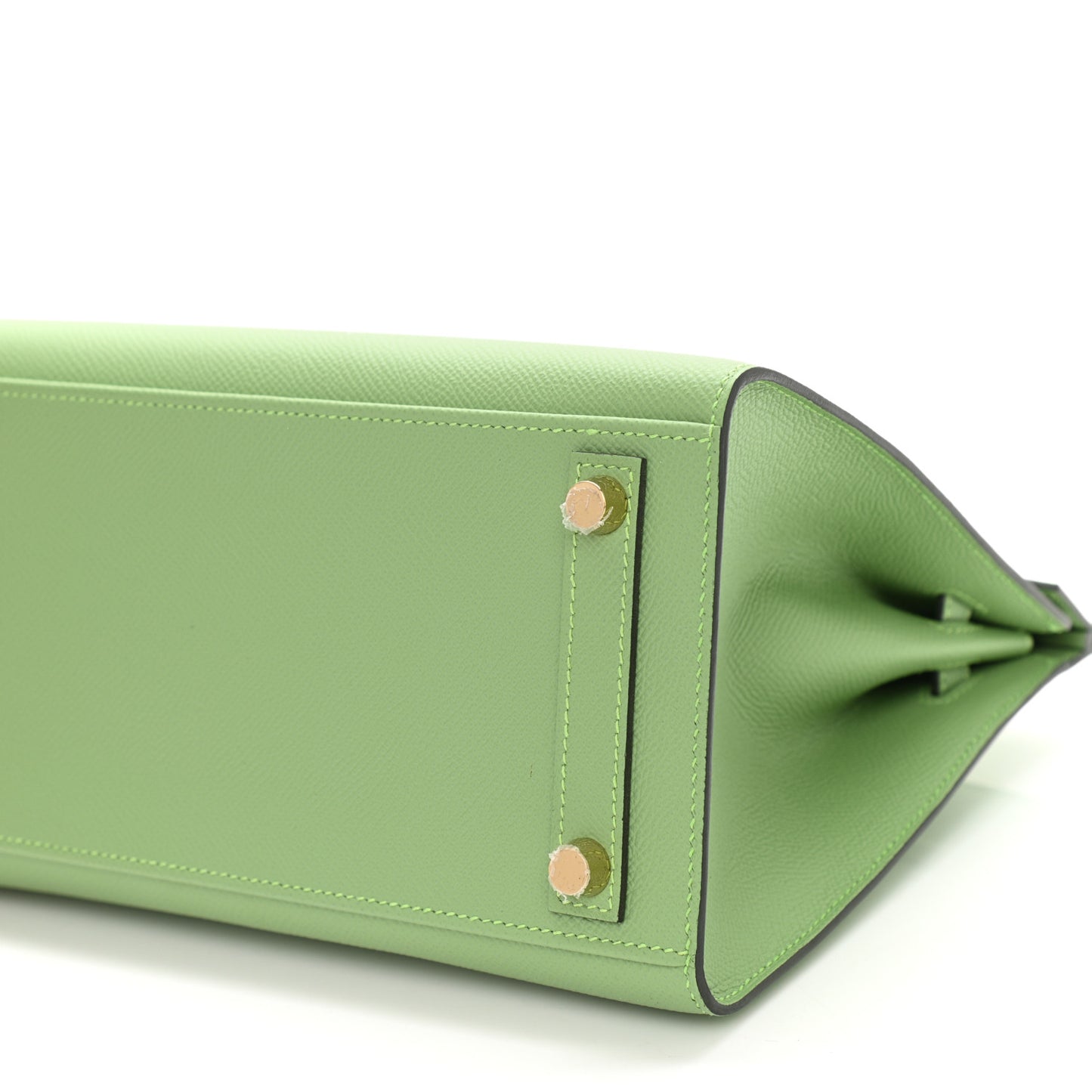 Epsom Birkin Sellier 25 Vert Criquet