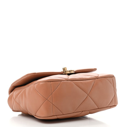 Chanel Lambskin Quilted Medium Chanel 19 Flap Brown 4 of 9