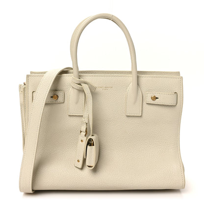 Saint Laurent Grained Calfskin Baby Sac De Jour Souple Ivory 1 of 10
