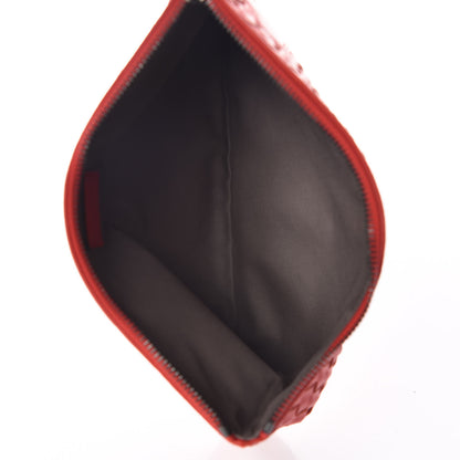 Bottega Veneta Nappa Intrecciato Romantic Document Case Red 7 of 10