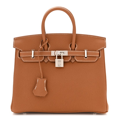 Hermes Togo Birkin 25 Gold 1 of 10