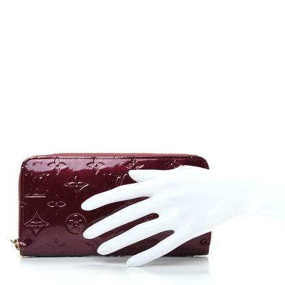 Louis Vuitton Vernis Zippy Wallet Rouge Fauviste 2 of 7