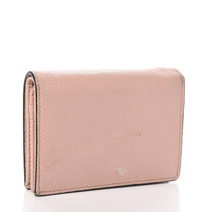 Gucci Cellarius Calfskin Blind for Love Animalier Card Case Perfect Pink 2 of 8