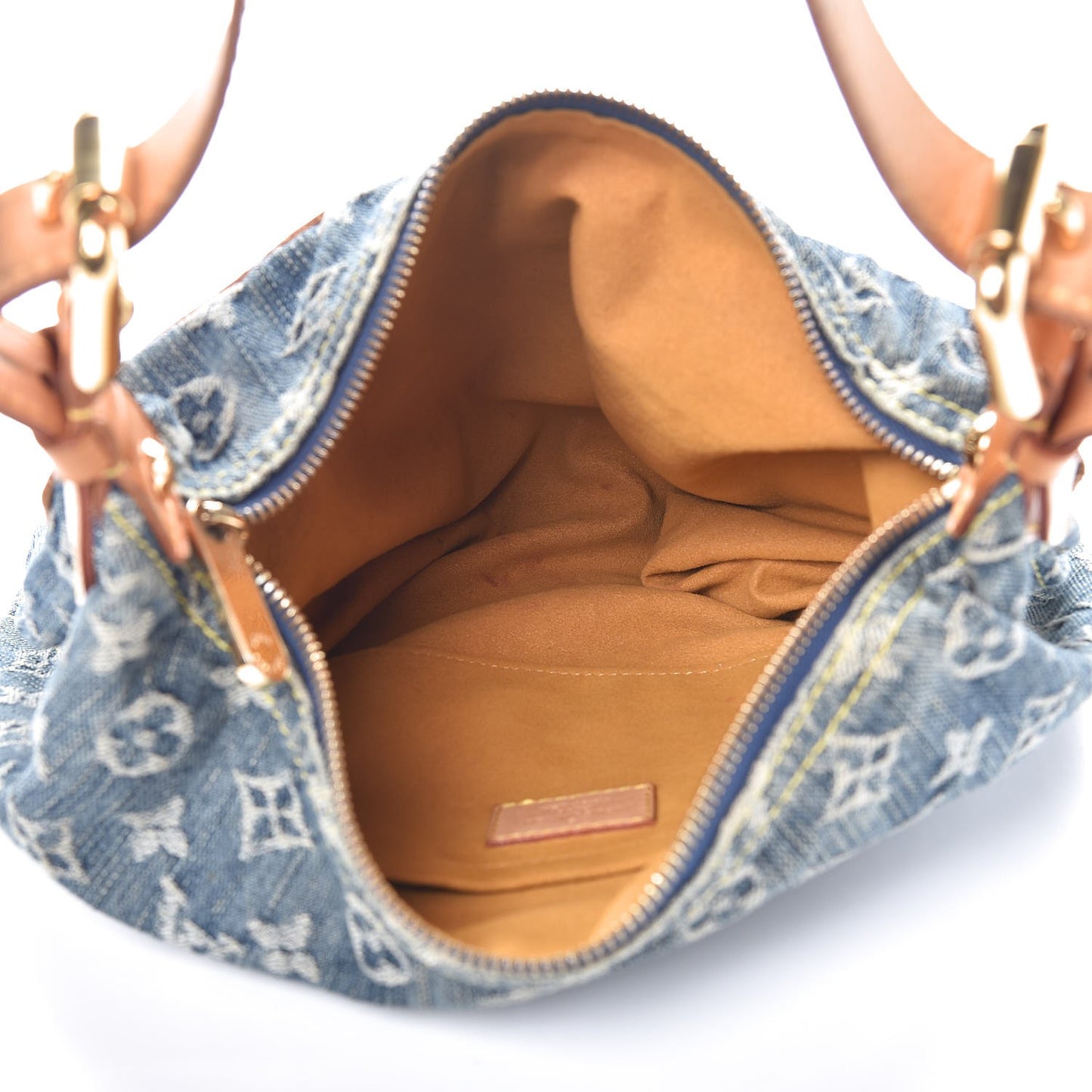 Monogram Denim Baggy PM Blue