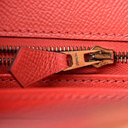 Hermes Epsom Kelly Sellier 25 Rose Jaipur 16 of 38