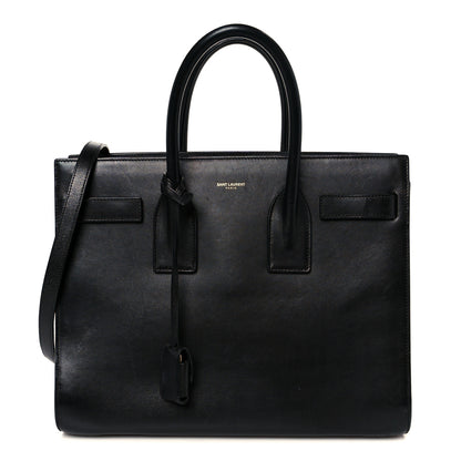 Saint Laurent Smooth Calfskin Small Sac De Jour Black 1 of 13