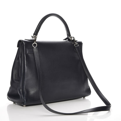 Hermes Swift Kelly Retourne 32 Indigo 4 of 33