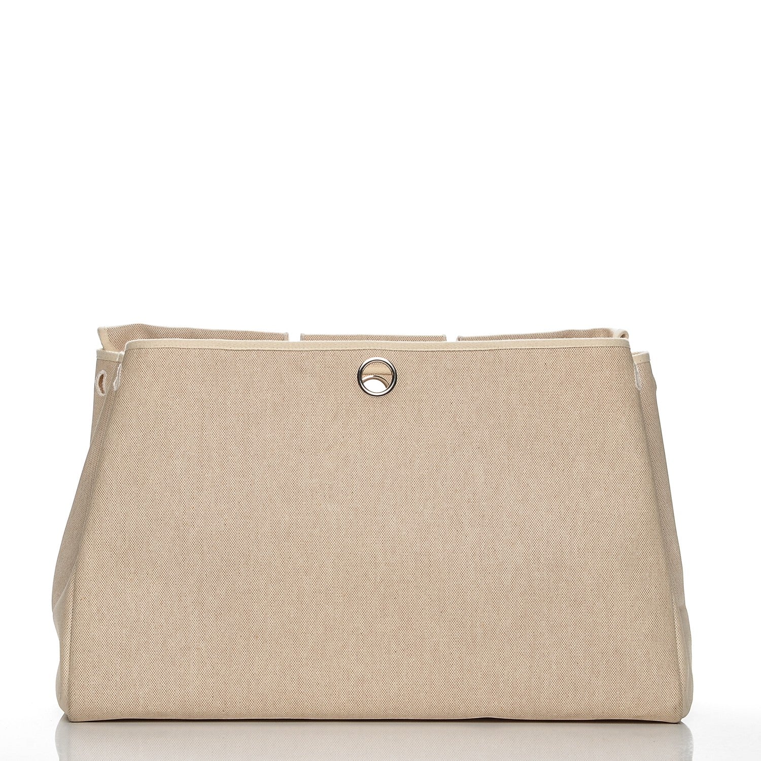Hermes Barenia Toile Herbag XXL Natural 8 of 13