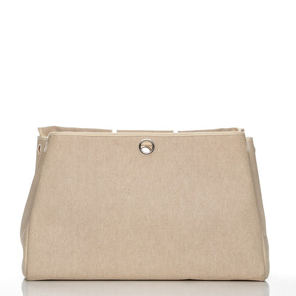 Hermes Barenia Toile Herbag XXL Natural 8 of 13