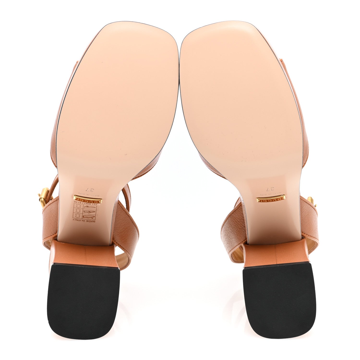 Gucci Quentin Granada Kid Horsebit 25/60mm Platform Sandals 37 Harness Brown 5 of 8