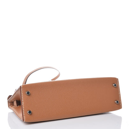 Hermes Epsom Mini Kelly Sellier 20 Gold 5 of 35