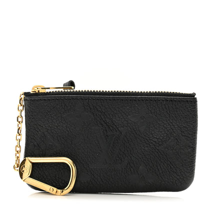 Louis Vuitton Empreinte Monogram Giant Key Pouch Black 1 of 7