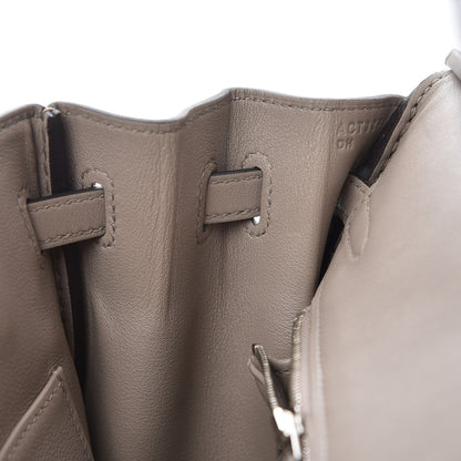 Hermes Swift Birkin 25 Gris Asphalte 22 of 33