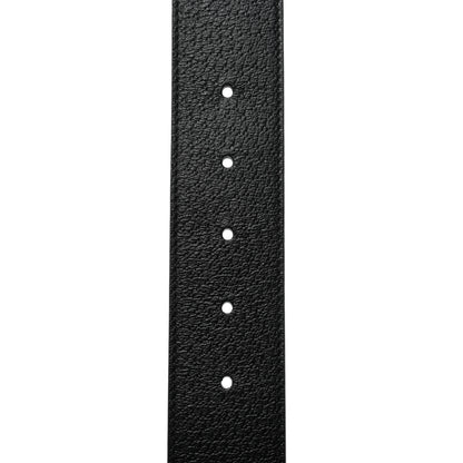 Gucci Textured Calfskin Double G 40mm Belt 75 30 Black 5 of 5