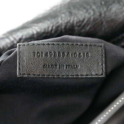 Saint Laurent Crinkled Calfskin Matelasse Monogram Medium Niki Chain Satchel Black 7 of 10