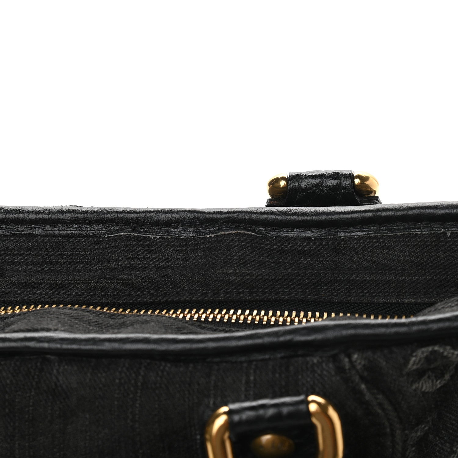 Louis Vuitton Denim Neo Cabby MM Black 10 of 10