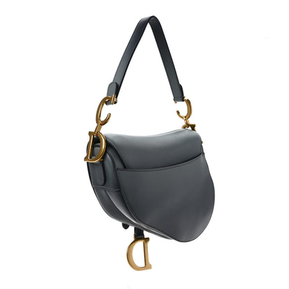 Christian Dior Gradient Calfskin Saddle Bag Gris 3 of 9