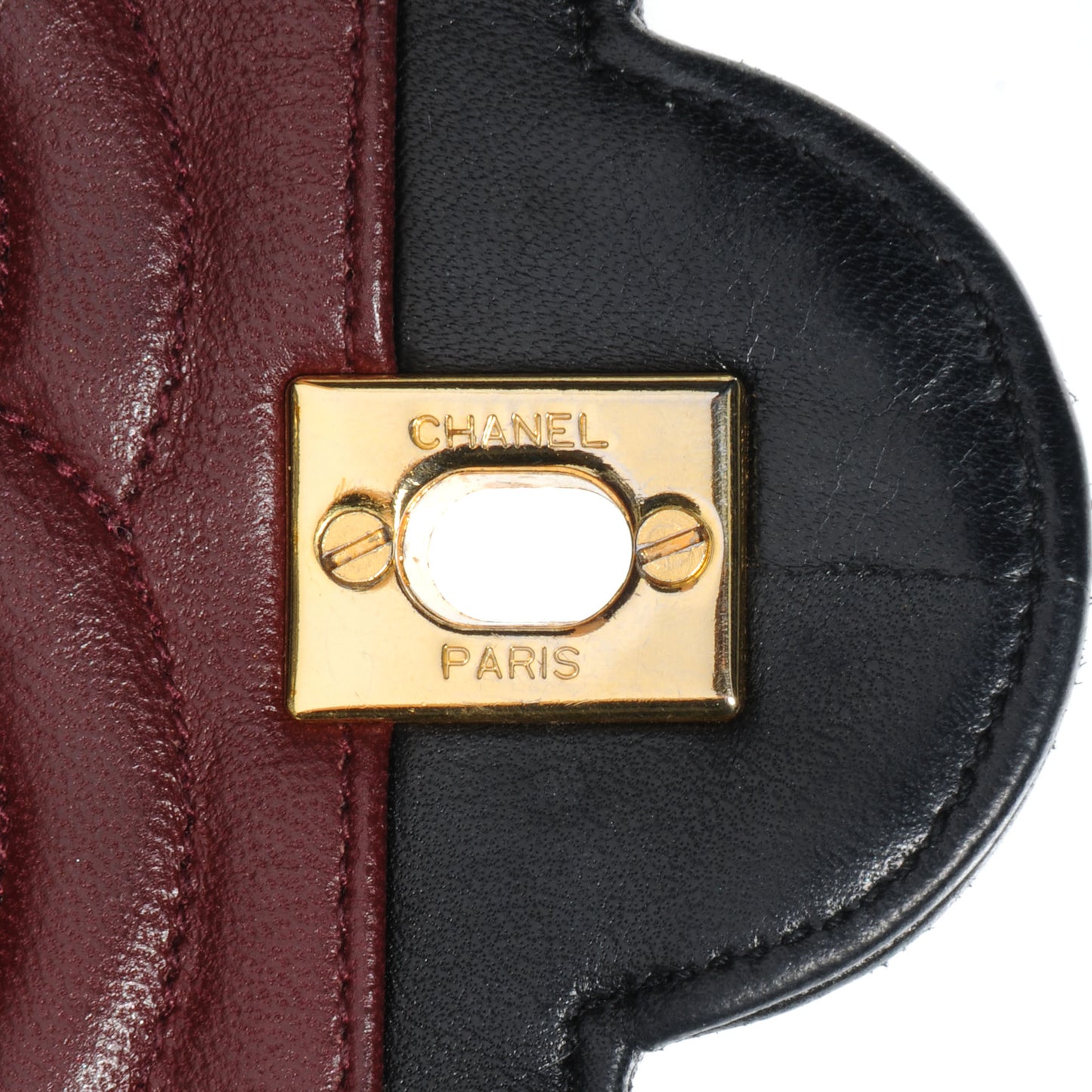 Lambskin Medium Single Flap Black