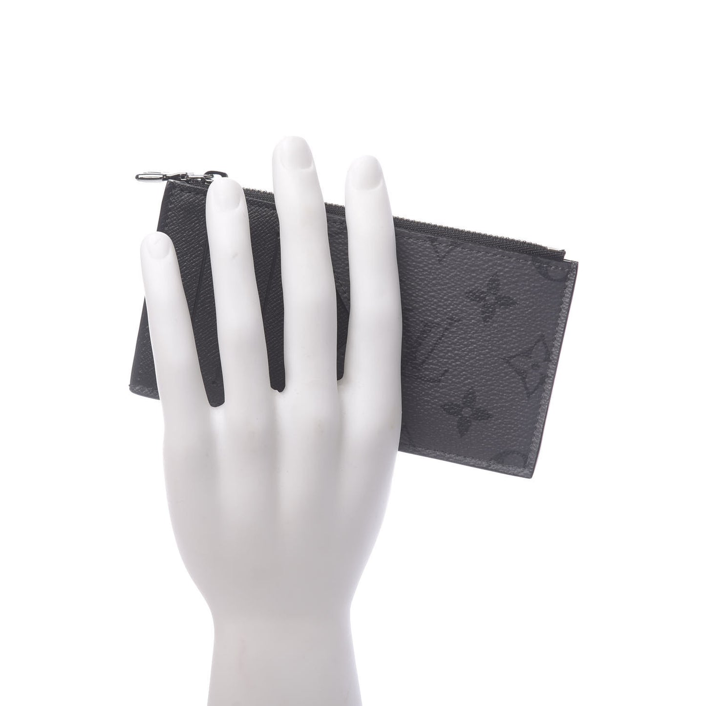Reverse Monogram Eclipse Taiga Coin Card Holder