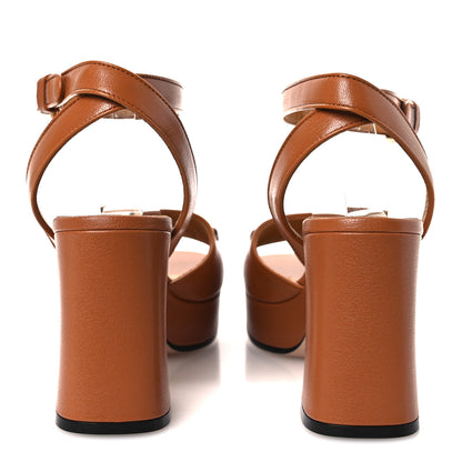 Gucci Quentin Granada Kid Horsebit 25/60mm Platform Sandals 38.5 Harness Brown 6 of 11