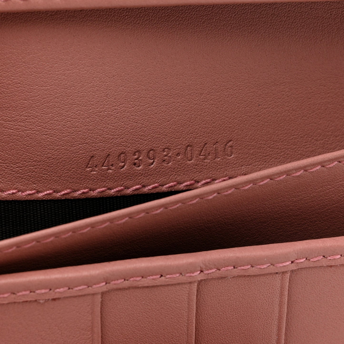 Microguccissima Continental Flap Wallet Soft Pink