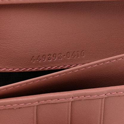 Gucci Microguccissima Continental Flap Wallet Soft Pink 7 of 9