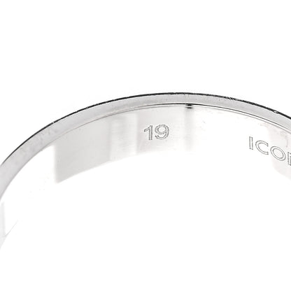 Gucci 18K White Gold 4mm Icon Thin Band Ring 59 8.75 6 of 6