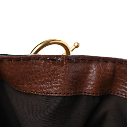 Gucci Monogram Large Jockey Hobo Dark Brown 11 of 23