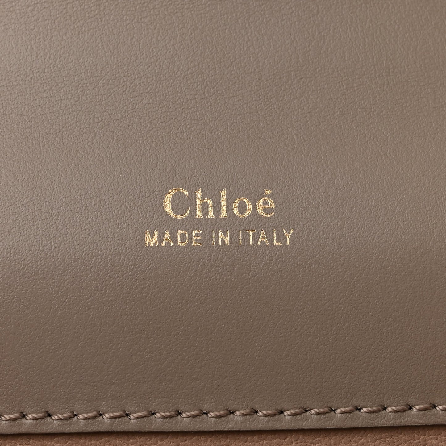 Shiny Goatskin Calfskin Mini Aby Chain Shoulder Bag Motty Grey