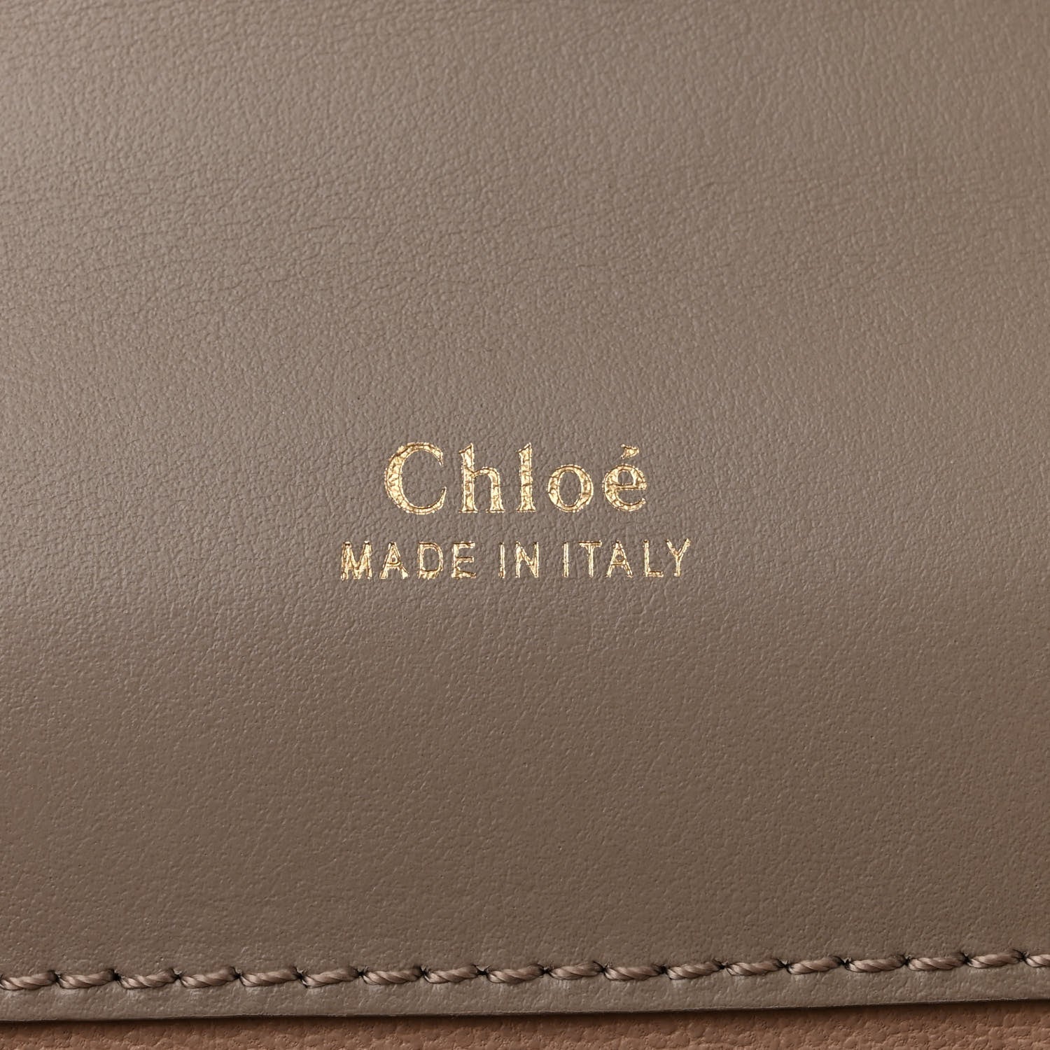 Chloe Shiny Goatskin Calfskin Mini Aby Chain Shoulder Bag Motty Grey 5 of 9