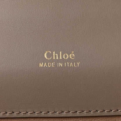 Chloe Shiny Goatskin Calfskin Mini Aby Chain Shoulder Bag Motty Grey 5 of 9