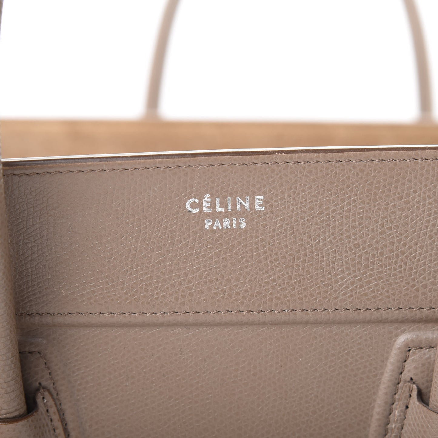 Supple Calfskin Medium Phantom Luggage Taupe