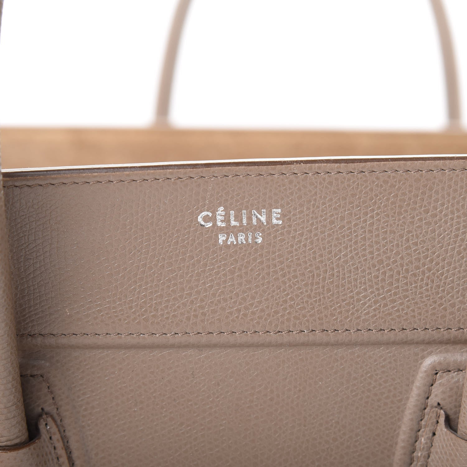 Celine Supple Calfskin Medium Phantom Luggage Taupe 6 of 12