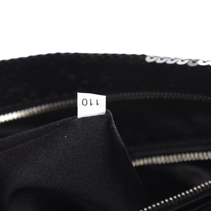 Prada Sequin Beaded Flat Clutch Black 7 of 7