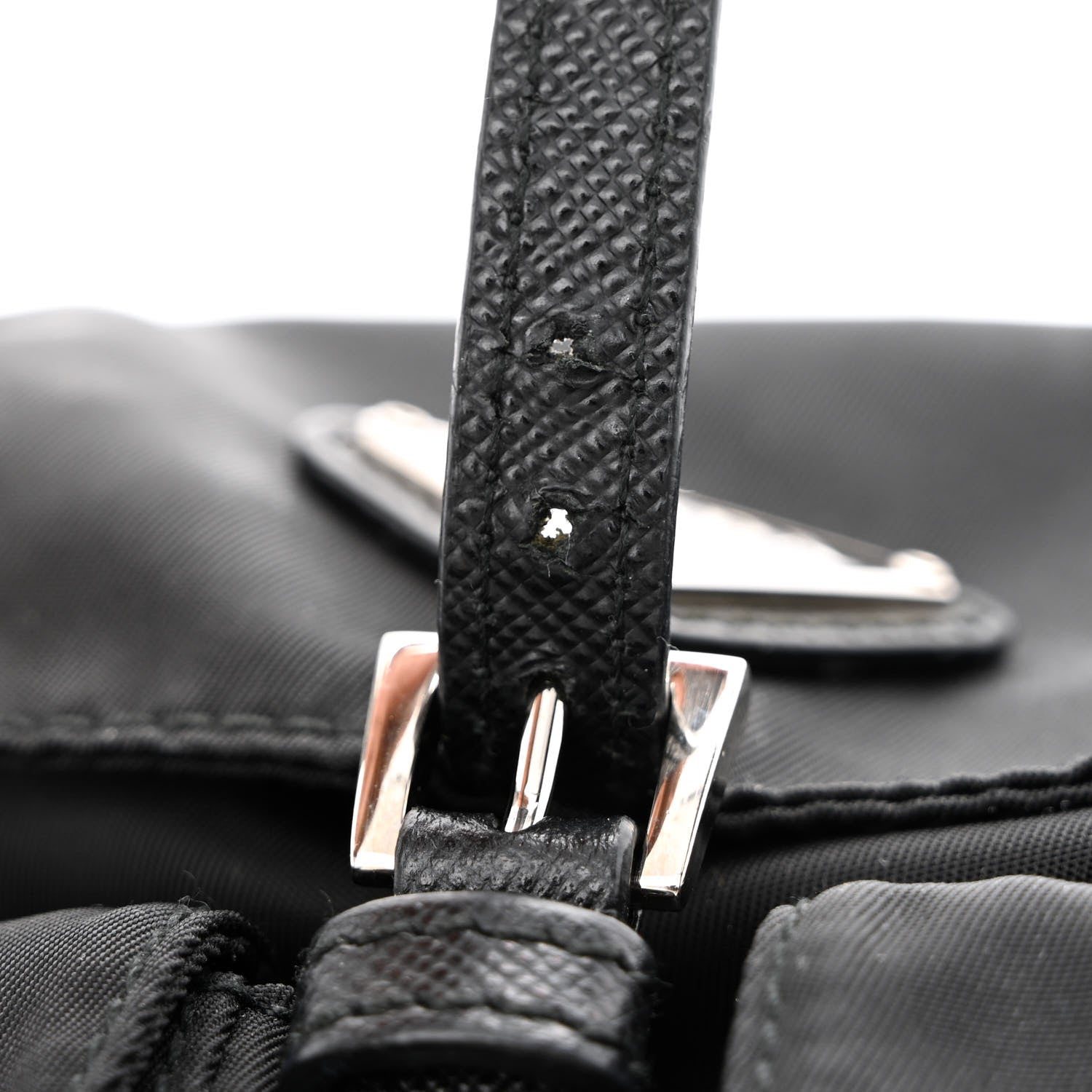 Prada Nylon Vela Mini Crossbody Backpack Black 13 of 14