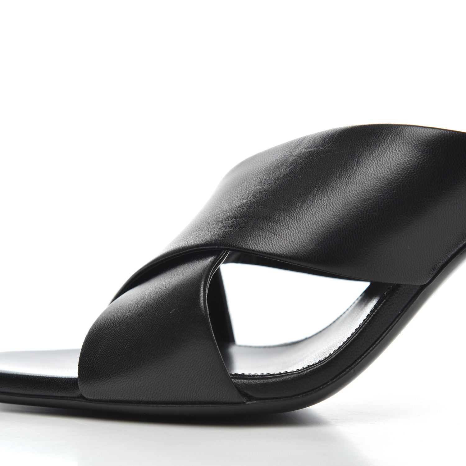 Saint Laurent Calfskin LouLou Mules 38.5 Black 9 of 15