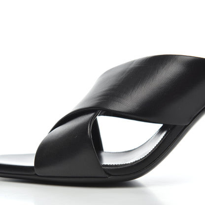 Saint Laurent Calfskin LouLou Mules 38.5 Black 9 of 15