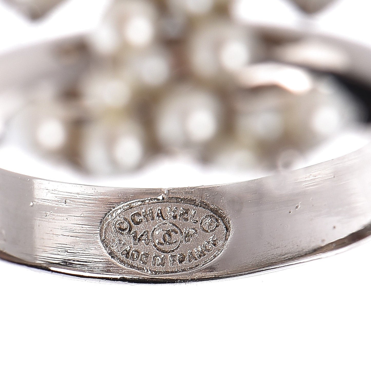 Pearl CC Ring 7 Silver