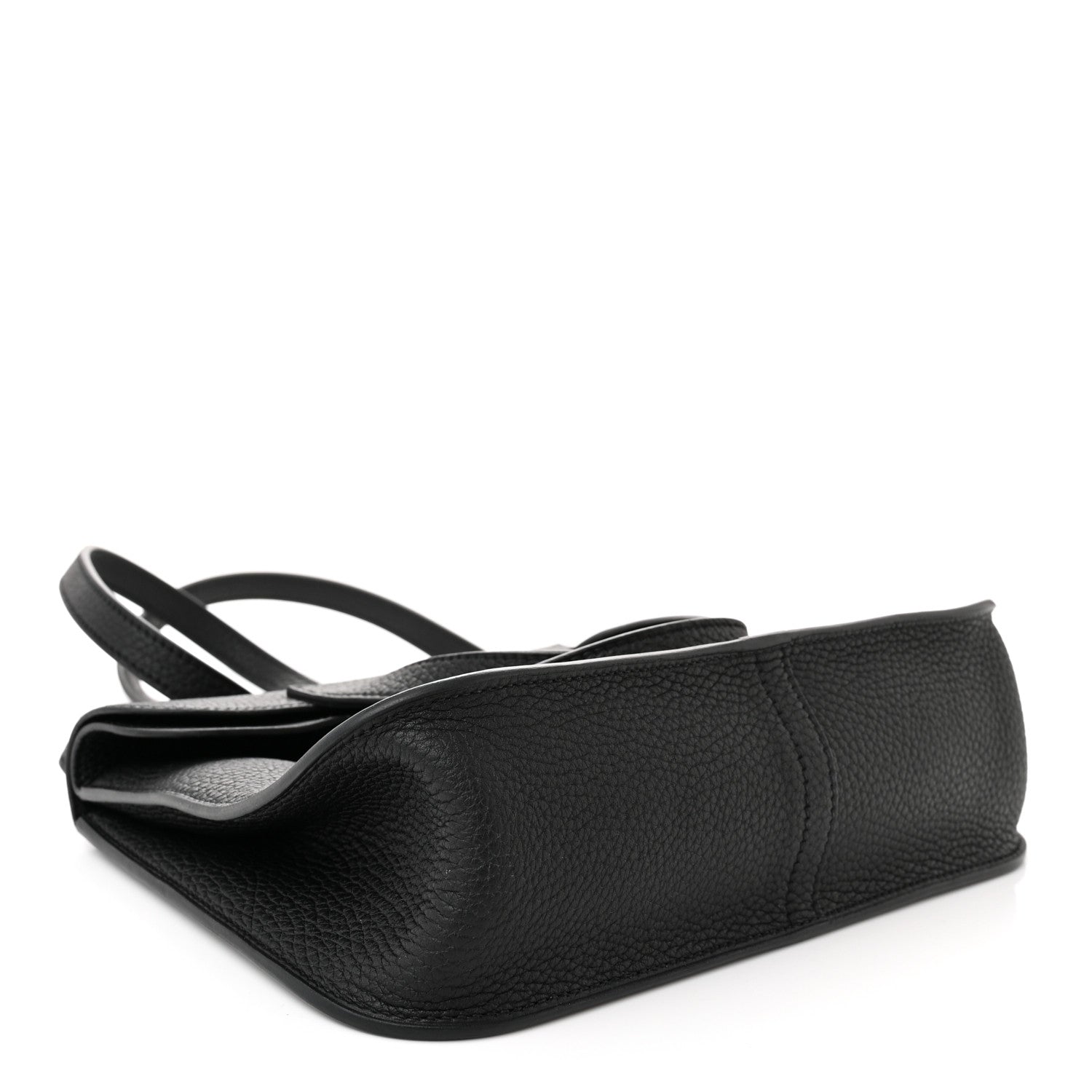 Hermes Taurillon Clemence Halzan 25 Black 6 of 11
